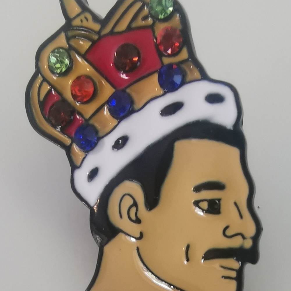 FREDDIE MERCURY QUEEN enamel pin